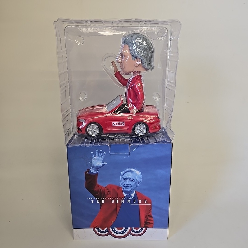 TED SIMMONS St. Louis Cardinals Bobblehead Mystery Car Parade SGA 8/18/2023